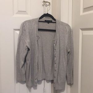 Gray cardigan